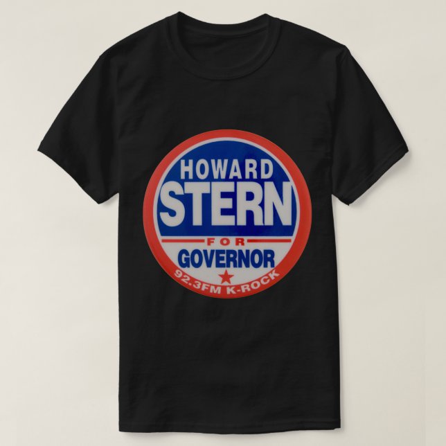 Howard Stern für den klassischen Governor-T - Shir T-Shirt (Design vorne)
