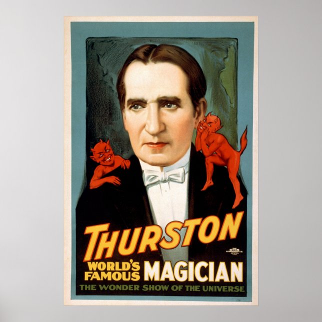 Howard Thurston Magic Advertisement Poster (Vorne)