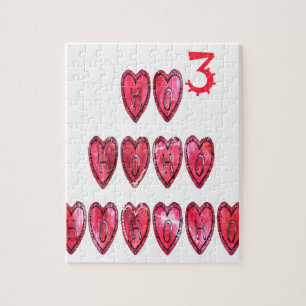 Howaro! Weihnachtsherzen Text Weihnachten Liebe de Puzzle