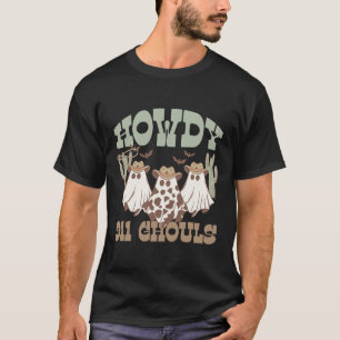 Howdy 911 Dispatcher Dispatch Ghouls Halloween Gho T-Shirt