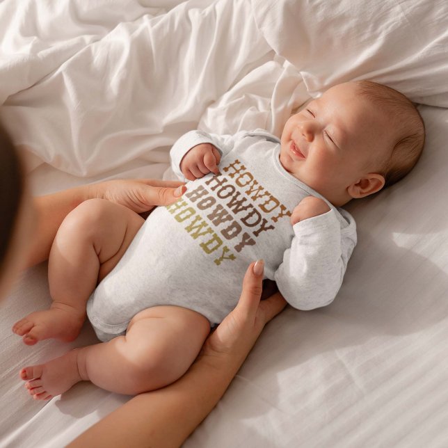 Howdy Baby Strampler (Von Creator hochgeladen)