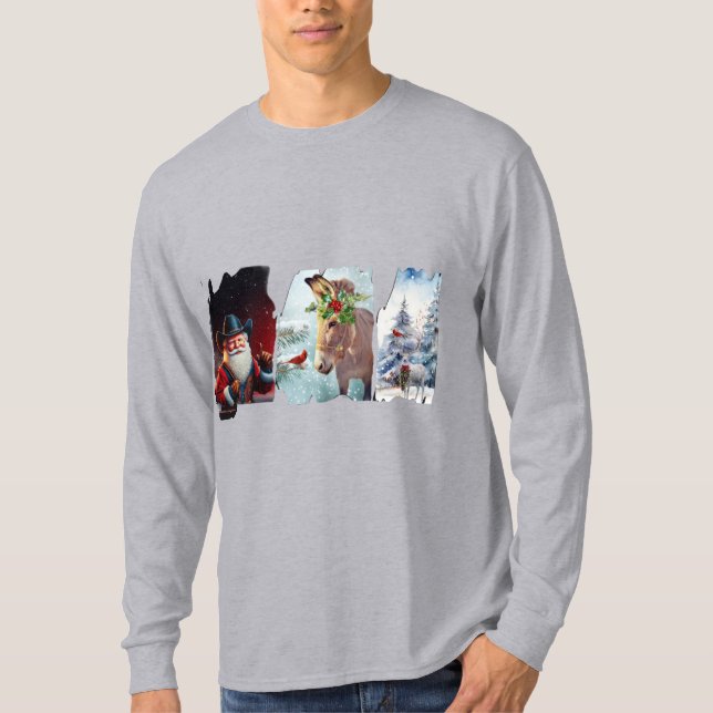Howdy Christmas T-Shirt (Vorderseite)