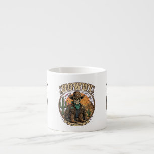 Howdy Cosmic Cowboy Espresso-Tasse Vintage Weste Espressotasse