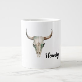 Howdy Cowboy Bullhorns Jumbo-Tasse