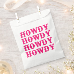 Howdy Cowgirl Disco Last Rodeo Geschenktütchen