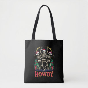 Howdy Dancing Skelett Funny Christmas Holiday