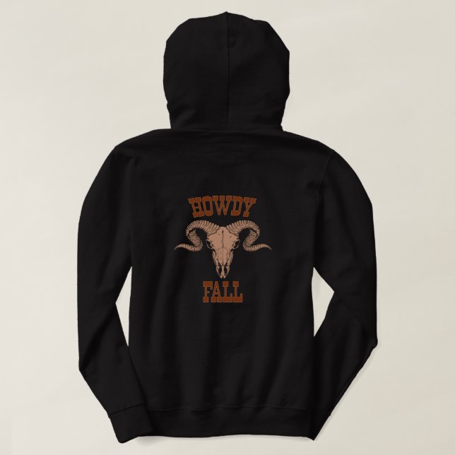 Howdy Fall Hoodie (Design Rückseite)