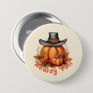 Howdy Fall - Rustikale Herbstwoben Button