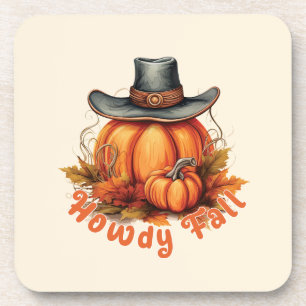 Howdy Fall - Rustikale Herbstwoben Getränkeuntersetzer