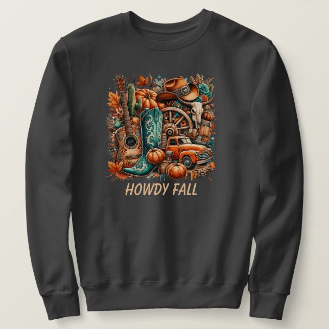 Howdy Fall Sweatshirt (Design vorne)