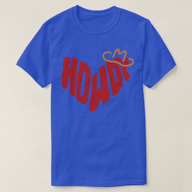 Howdy Heart TShirt (Design vorne)