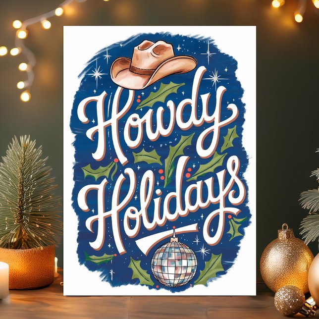 Howdy Holidays Cowboy Diskothek Ball Weihnachten (Von Creator hochgeladen)