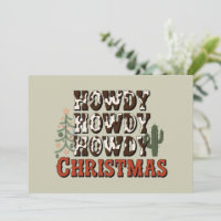 Howdy Howdy Howdy Weihnachtsfamilie Xmas Party Ges