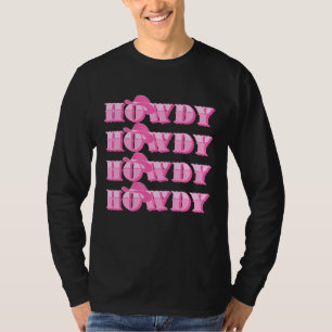Howdy Howdy Rodeo Western Retro Vintag Country So T-Shirt