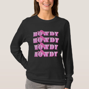 Howdy Howdy Rodeo Western Retro Vintag Country So T-Shirt