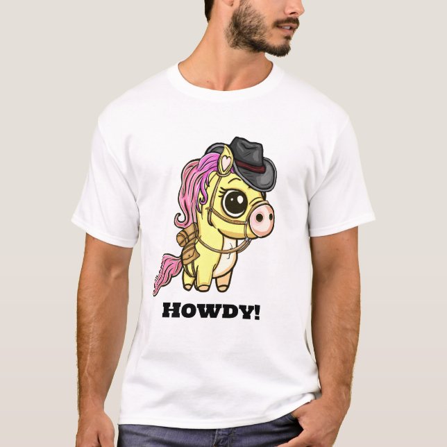 Howdy Partner Pony T-Shirt (Vorderseite)