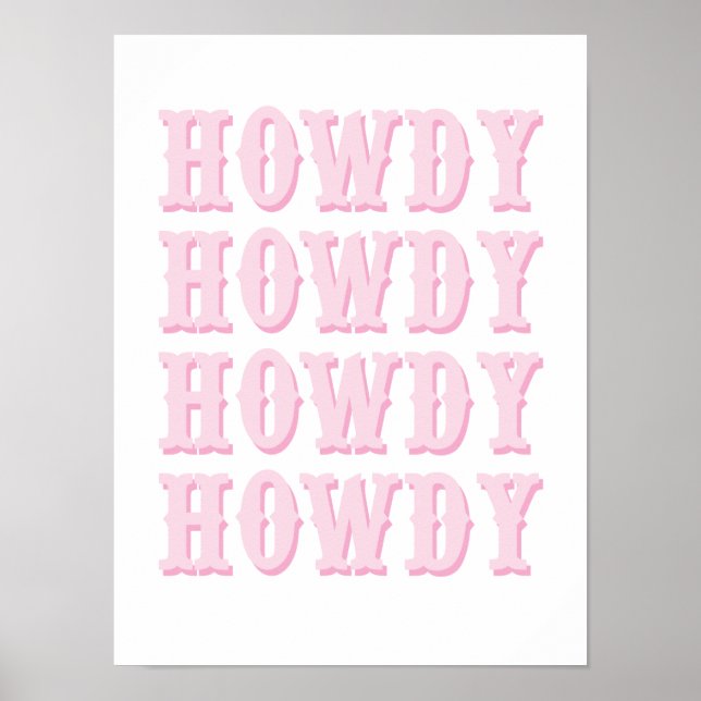 Howdy Poster (Vorne)