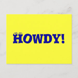 Howdy! Postkarte