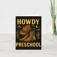 Howdy Preschool Rodeo Back to School Western Lehre