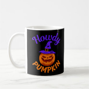 Howdy Pumpkin Halloween Kaffeetasse