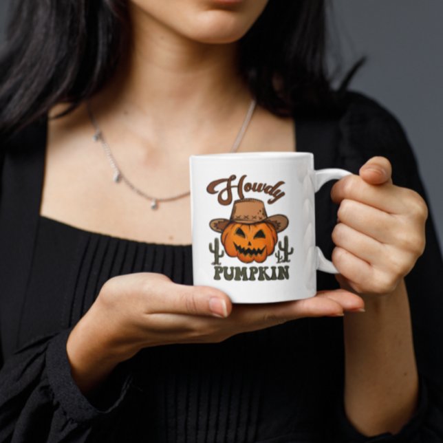 Howdy Pumpkin Kaffeetasse (Von Creator hochgeladen)