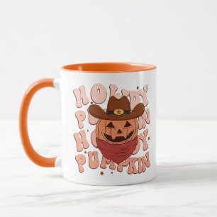 Howdy Pumpkin Retro Halloween Tasse
