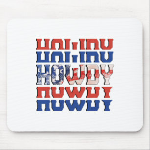 Howdy Southern Western Girl Country Cowgirl Mousepad