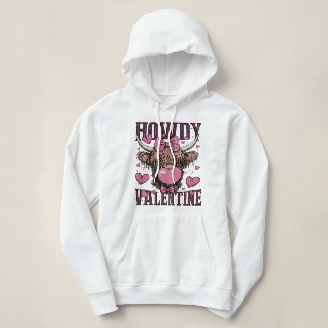 Howdy Valentine Hoodie (Design vorne)