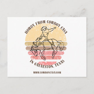 Howdy von Cowboy Casa Postcard Postkarte