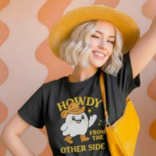 Howdy von der anderen Seite Ghost Halloween Shirt
