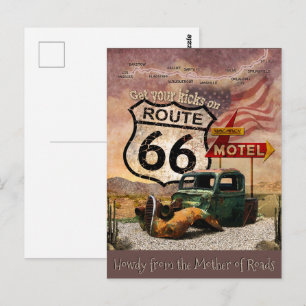 Howdy von der Mutter der Straßen Postkarte