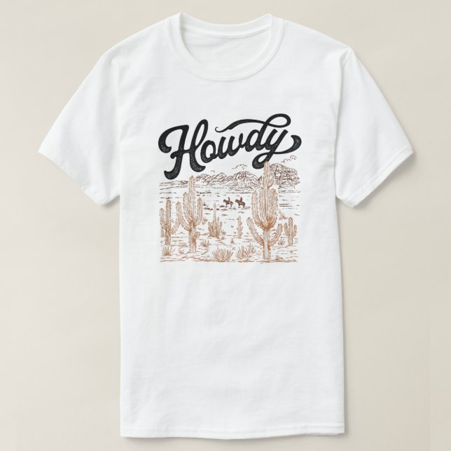 Howdy Western T-Shirt (Design vorne)