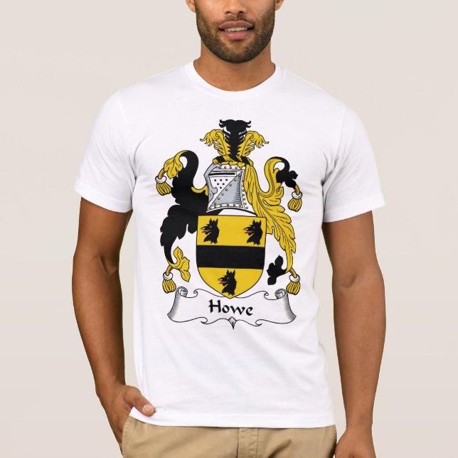 Howe Familienwappen T-Shirt (Vorderseite)