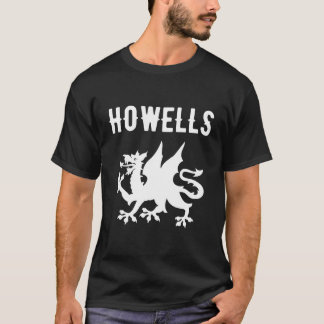 Howells Surname Welsh Familienname Wales Heraldic  T-Shirt