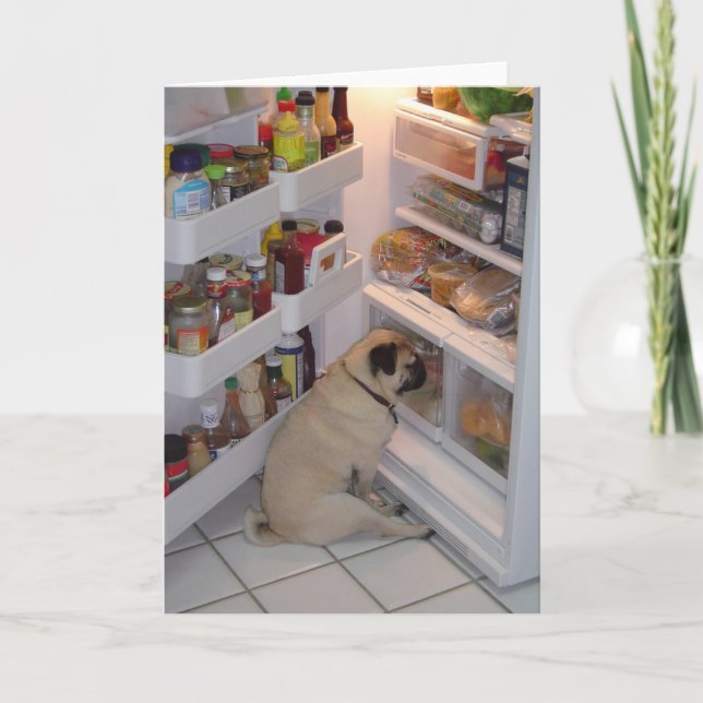 Howie Pee Pugpants Karte (Vorderseite)