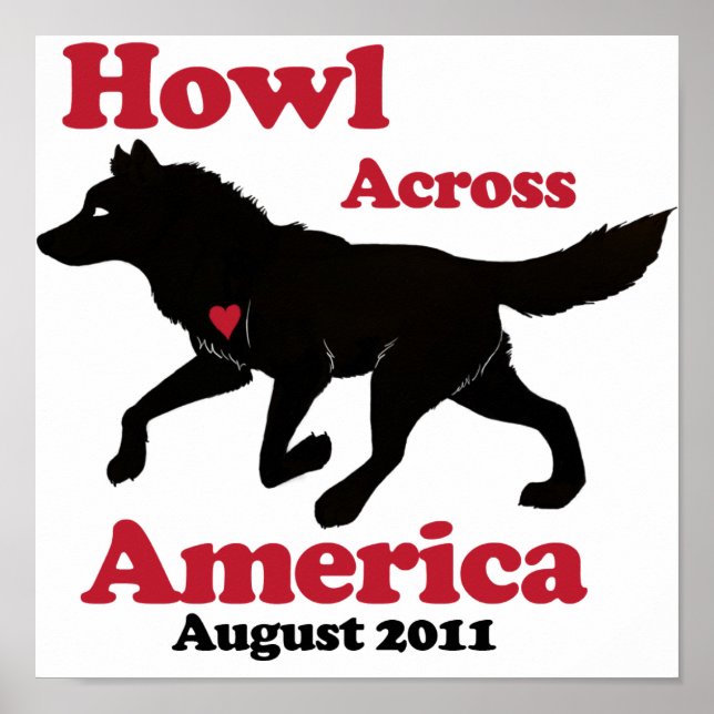 Howl Across America Poster (Vorne)