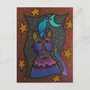 Howl am Mond Postkarte