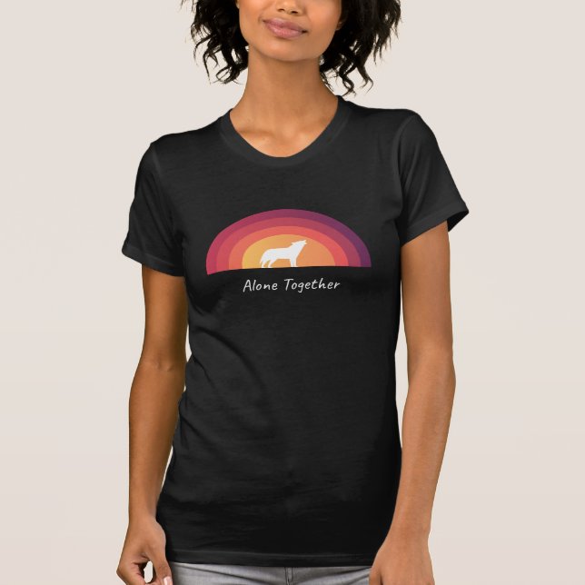 HOWL-IN RAINBOW T - SHIRT (Vorderseite)