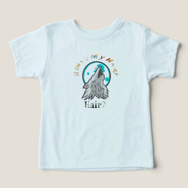 Howl ist My Hair? Der Wolf schneidet die Haare? (Design Vorderseite)
