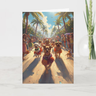 Howl-O-Week am Ufer - Parade für Hunde an der Küst Karte