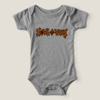 Howl-O-Ween Halloween Süße Hundepfote Kürbis Baby