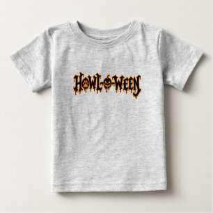 Howl-O-Ween Halloween Süße Hundepfote Kürbis Babyk Baby T-shirt
