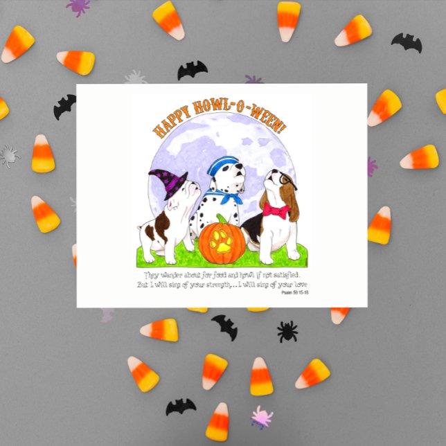 Howl-O-Ween Inspiration Postkarte (Von Creator hochgeladen)