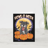 Howl-O-Ween Spielender Schwarzer Hund Mit Kürbisse