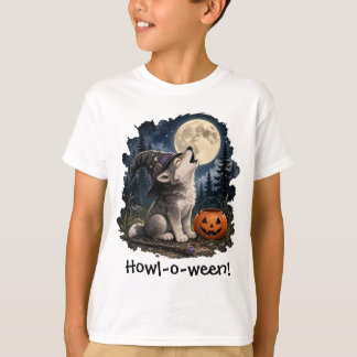Howl-o-ween-Wolf-T-Shirt T-Shirt
