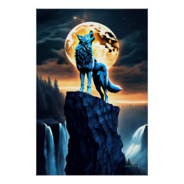 Howl of the North: Wolf vom Gelben Mond Poster