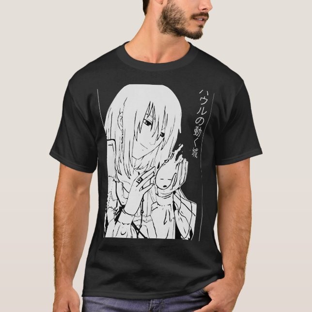 Howl Sweatshirt, Howl_s Moving Castle, Anime Hoodi T-Shirt (Vorderseite)