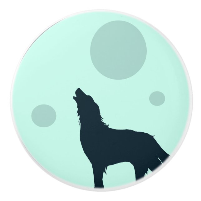 Howl zum Mond Keramikknauf (Vorderseite)