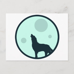 Howl zum Mond Postkarte