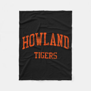 Howland High School Hs Warren Oh Vintage Srts Fleecedecke
